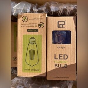 9 NEW LED Filament Bulb - Antique Style